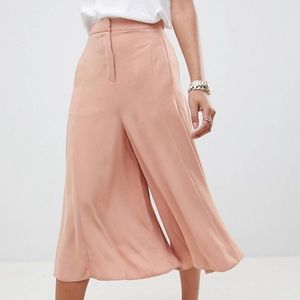 ASOS wise leg cropped pants